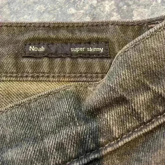 Citizens of Humanity Mens Noah Super Skinny Jeans 33x32 Grey Distressed Premium - Picture 4 of 12